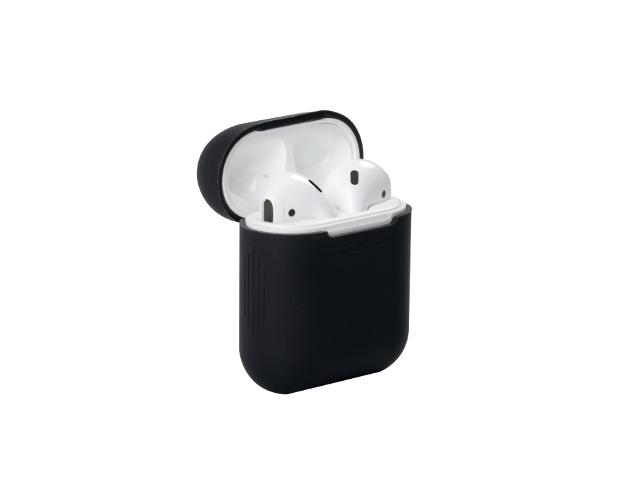 Coque Silicone Noire pour Apple Airpods Bigben