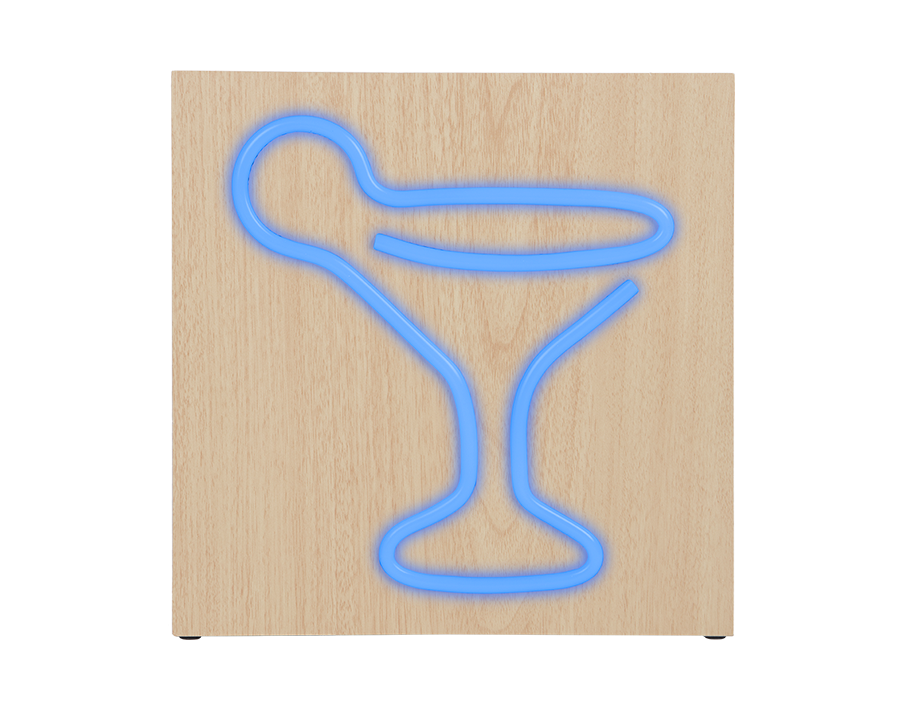 Enceinte ColorLight Néon avec charge induction taille L 