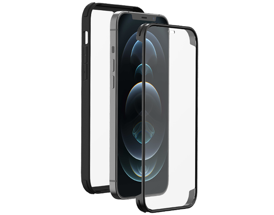 Coque 360° Apple iPhone 12 Pro Max  Noire Bigben