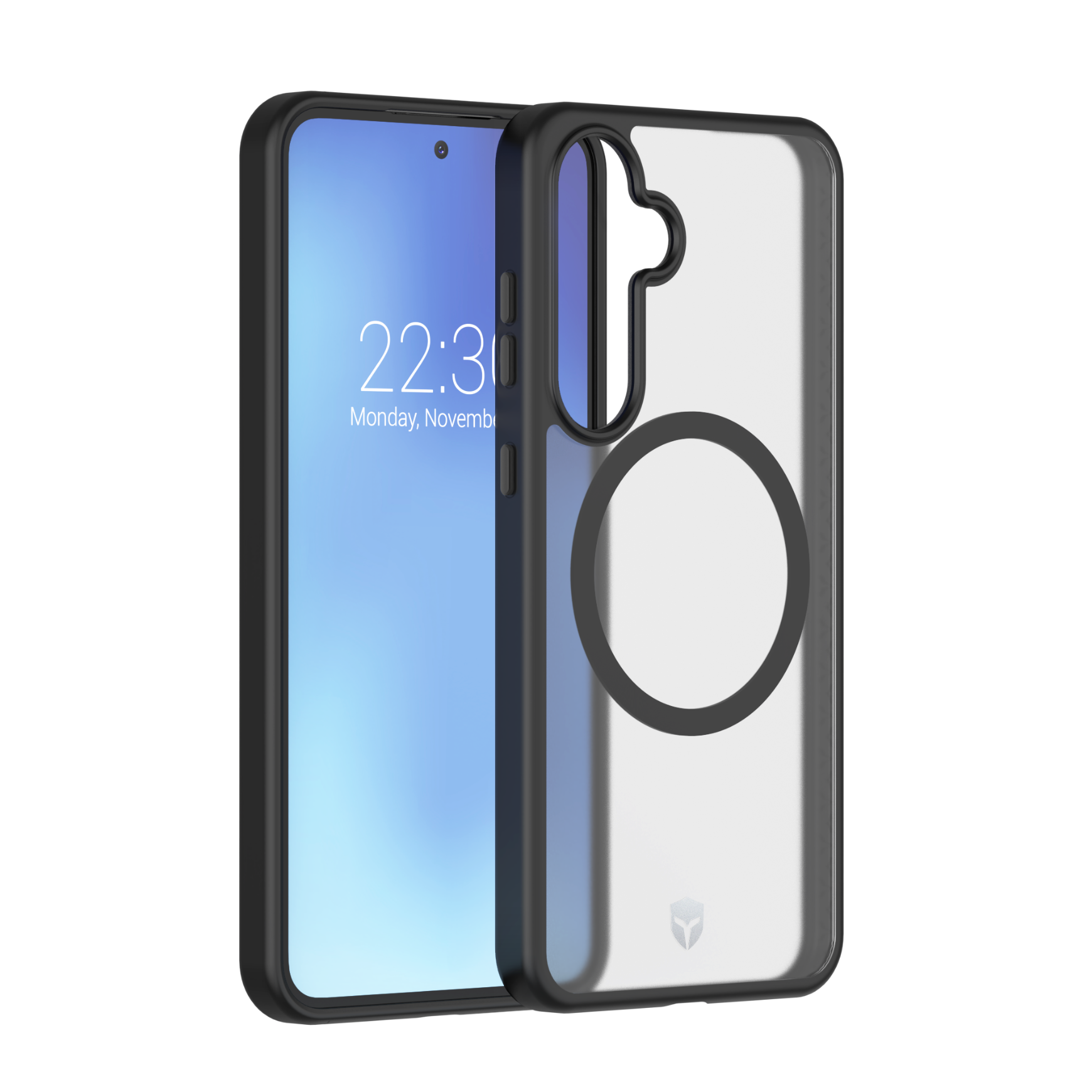 Coque Renforcée Galaxy S24 FE AIR FROST Compatible MagSafe Frost Noire - Garantie à vie Force Case