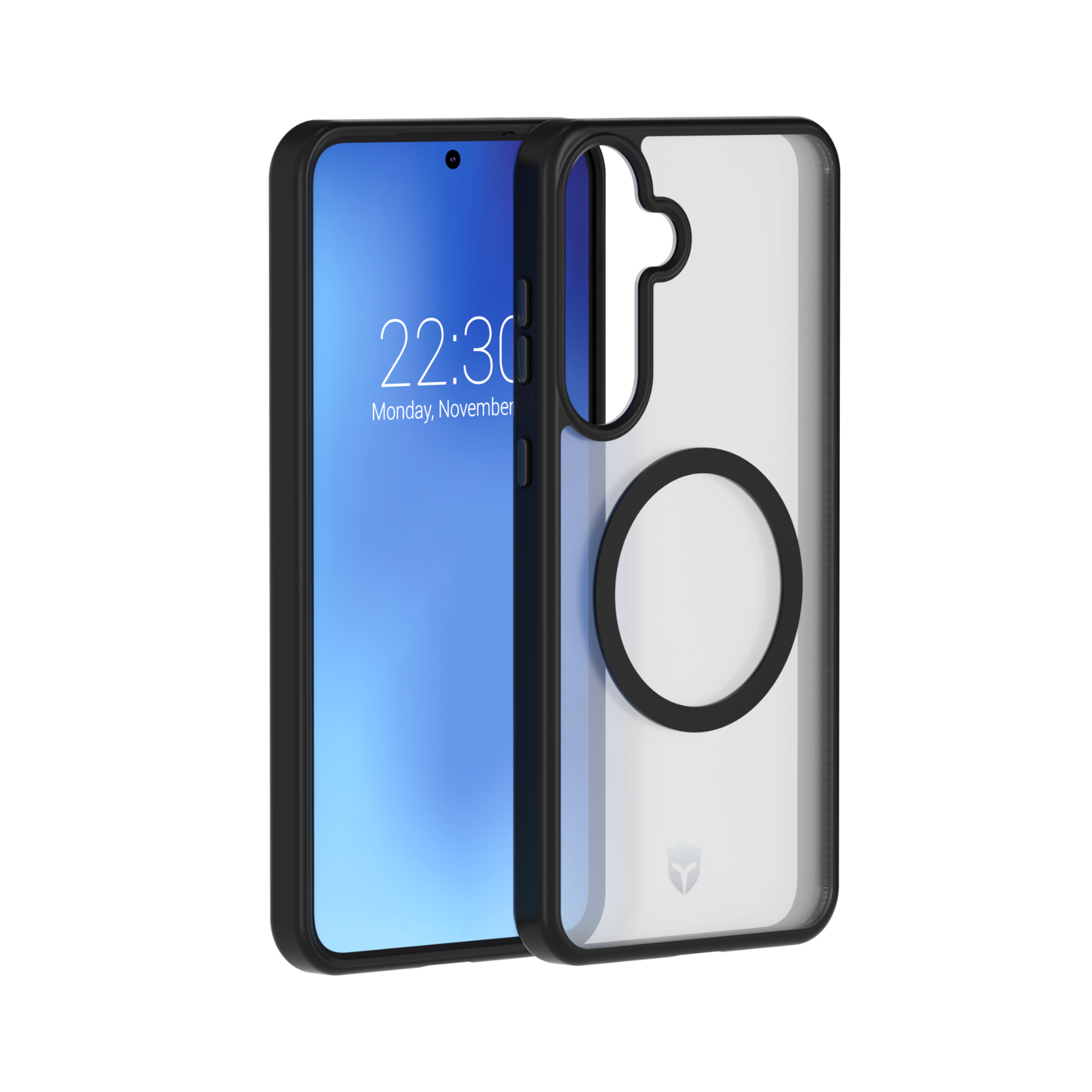 Coque Renforcée Galaxy S25+ AIR FROST Compatible MagSafe Frost Noire - Garantie à vie Force Case