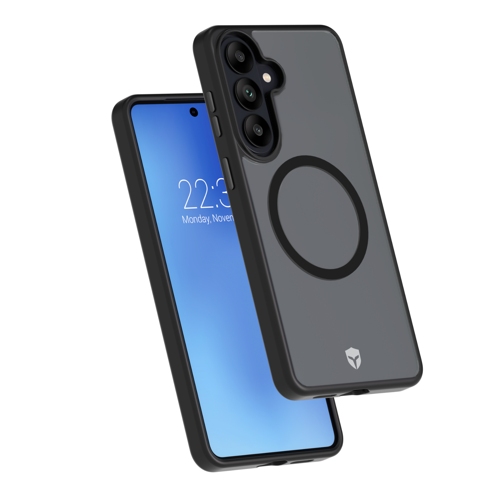 Coque renforcée Magnet Samsung Galaxy S26 + / AIR Frost 3m Noire + Garantie à vie