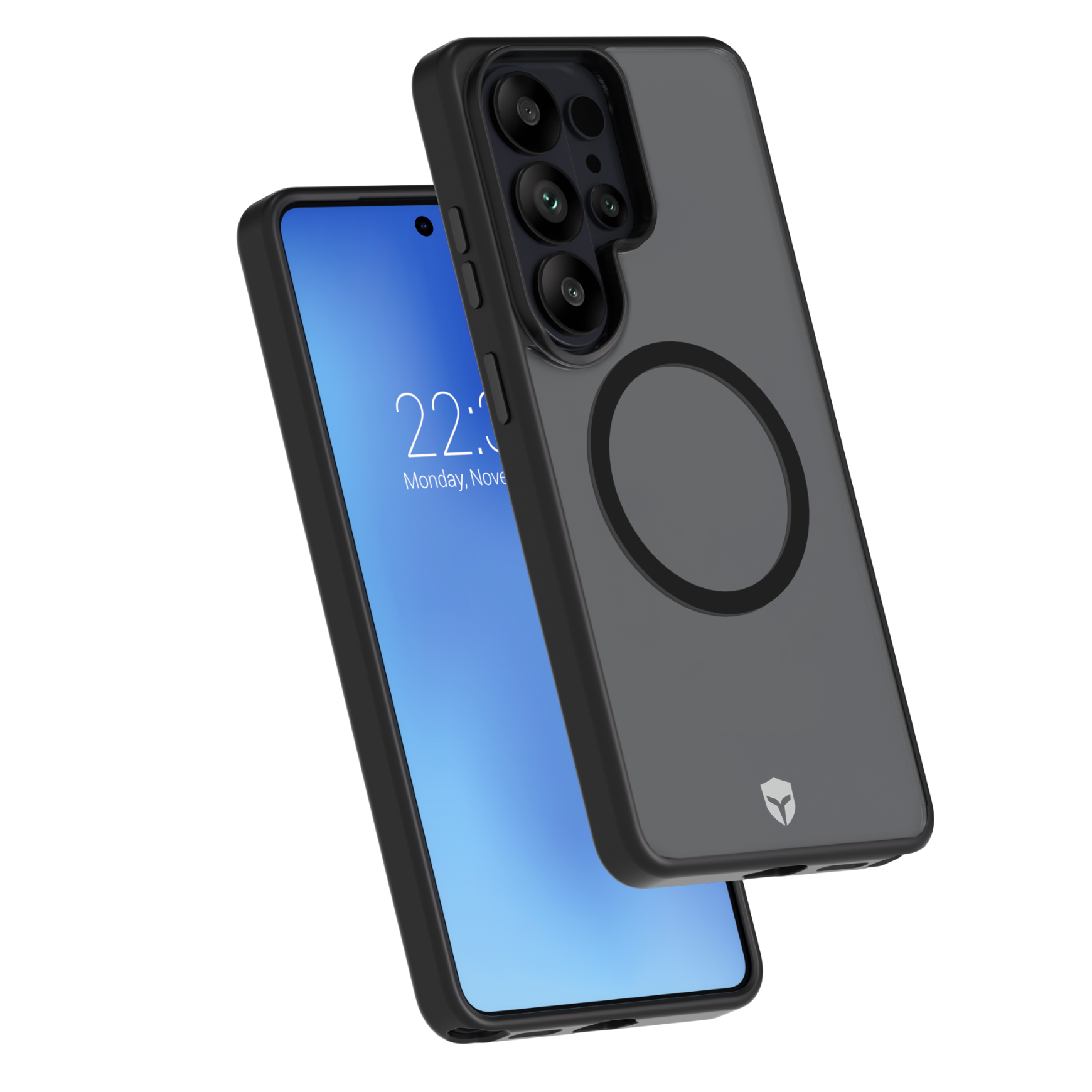 Coque renforcée Magnet Samsung Galaxy S26 Ultra AIR Frost 3m Noire + Garantie à vie