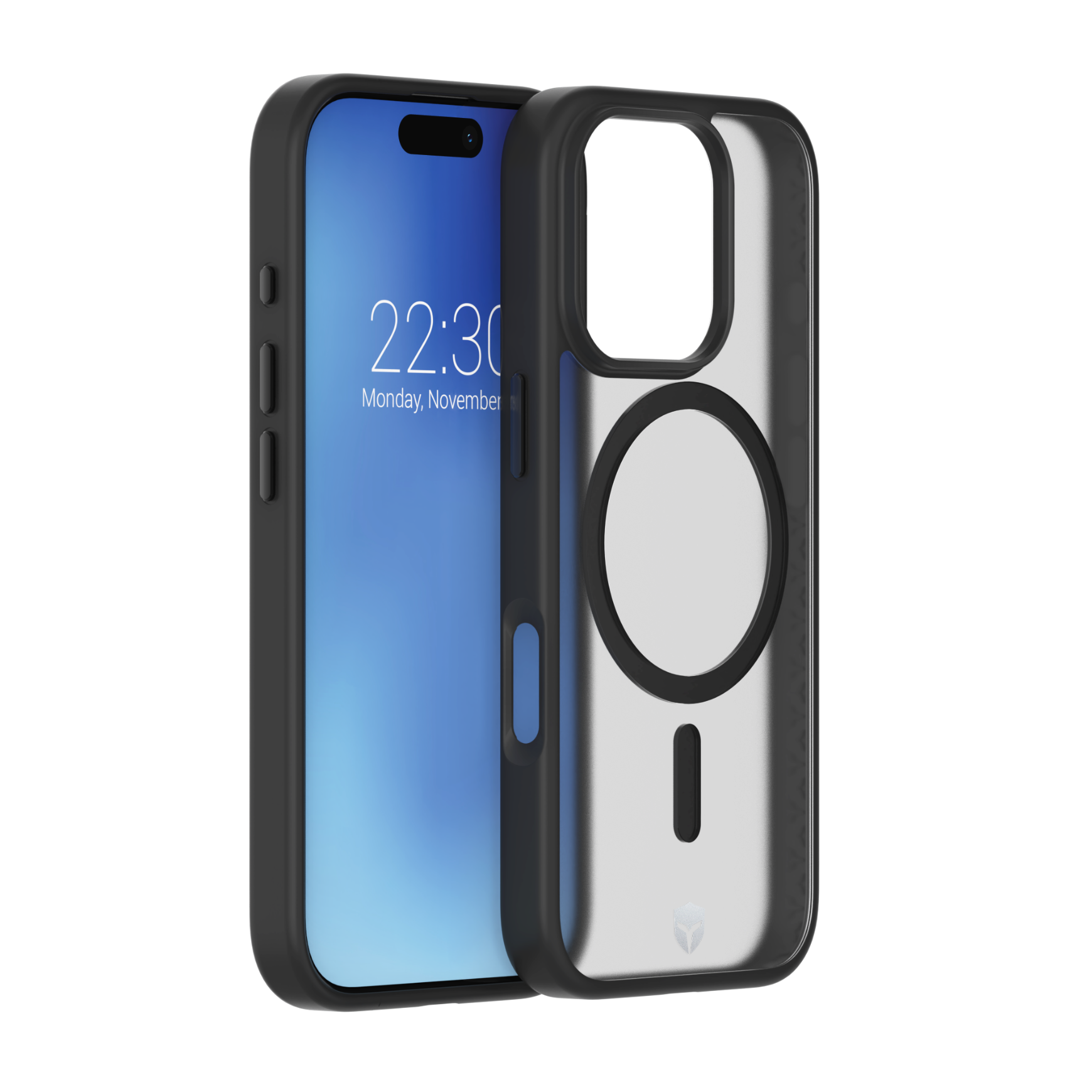 Coque renforcée MagSafe iPhone 16 Pro AIR Frost 3m Noire + Garantie à vie