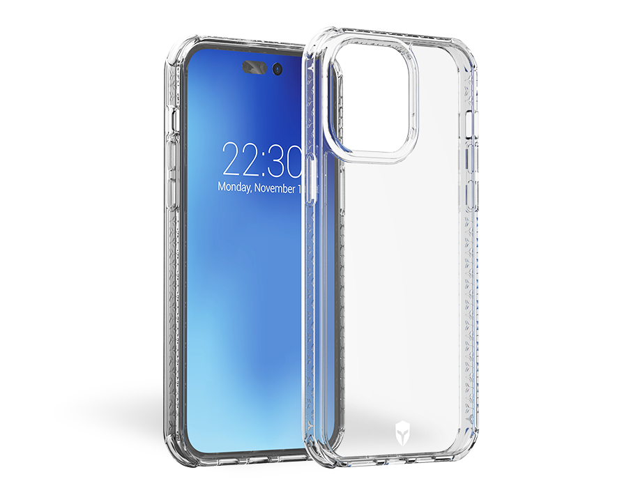 Coque Renforcée Apple iPhone 14 Pro Max AIR Garantie à vie Transparente Force Case