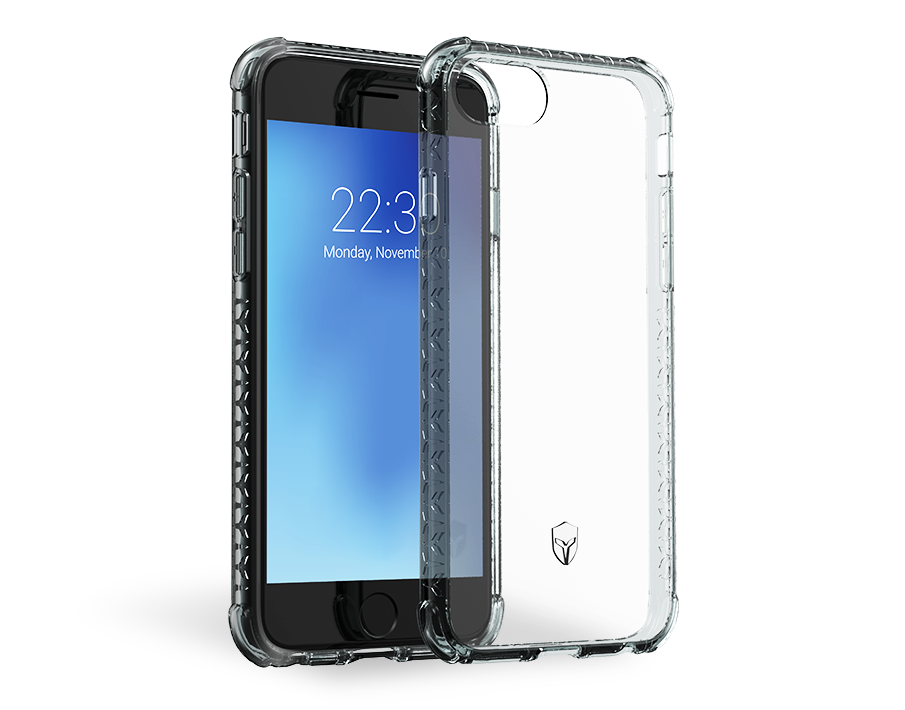Coque Renforcée Apple iPhone 6/7/8/SE/SE22 AIR Garantie à vie Contour Gris Force Case