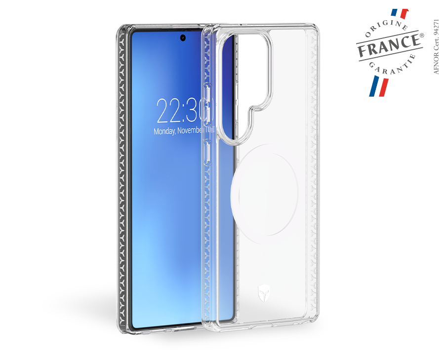 Coque Renforcée Galaxy S25+ AIR Compatible MagSafe Transparente - Origine France Garantie - Garantie à vie Force Case
