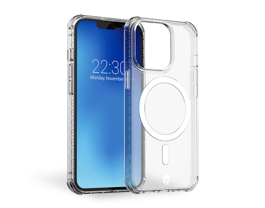 Coque Renforcée AIR Compatible MagSafe Garantie à vie Transparente pour Apple iPhone 12 / 12 Pro Force Case