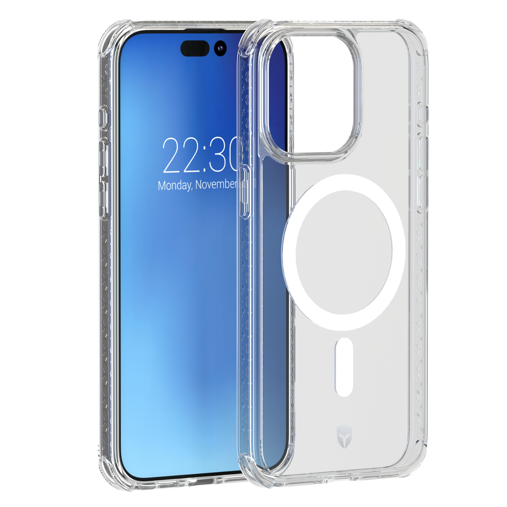 Coque Renforcée iPhone 15 Pro Max AIR Compatible MagSafe Transparente - Origine France Garantie - Garantie à vie Force Case