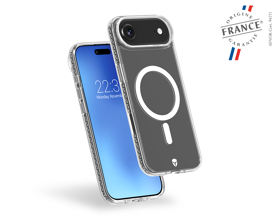 Coque renforcée MagSafe iPhone Air  3m Transparente + Garantie à vie - Origine France Garantie