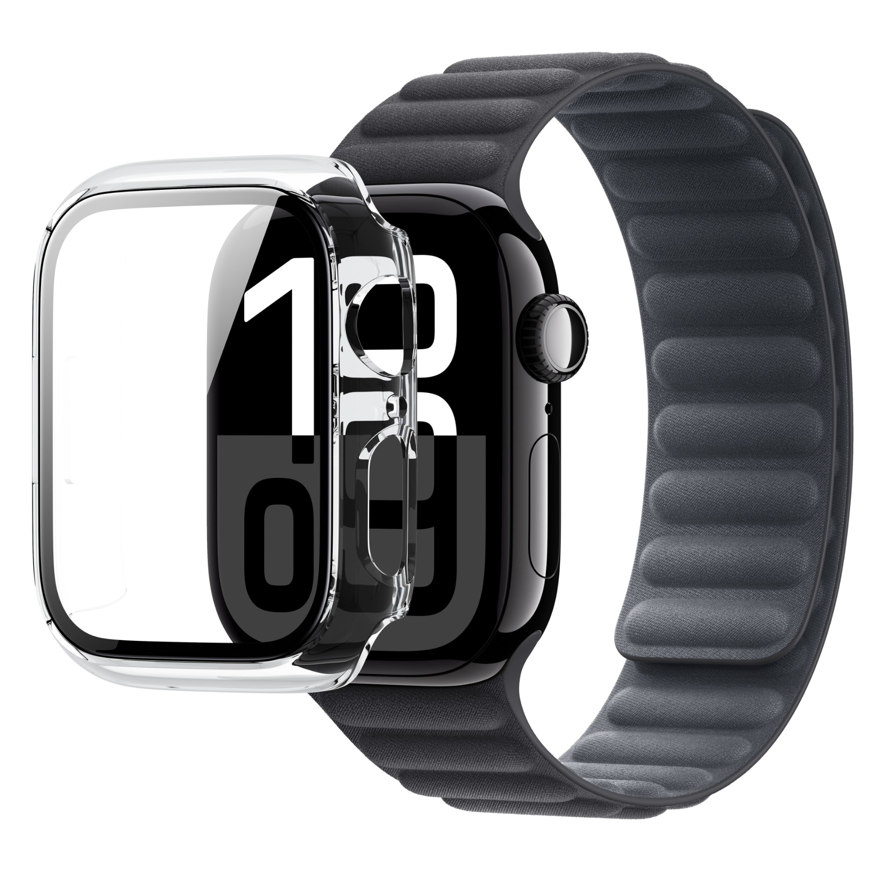 Coque renforcée Apple Watch 10 42mm avec écran tactile 42mm Transparente + Garantie à vie