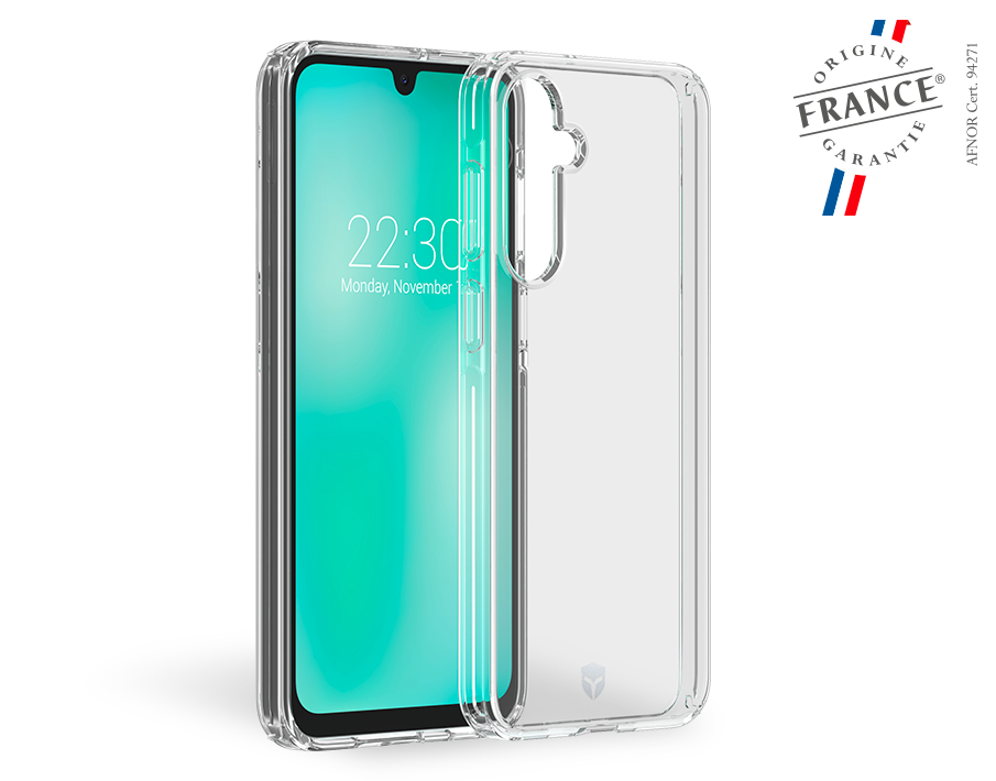 Coque Renforcée pour Samsung Galaxy A16 4G / Galaxy A16 5G FEEL Origine France Garantie Transparent - Garantie à vie Force Case