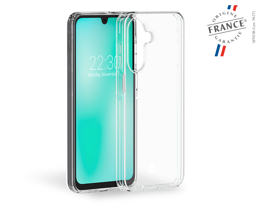 Coque renforcée Samsung Galaxy A26 FEEL Origine France Garantie 2m Transparente + Garantie à vie - Origine France Garantie Force Case