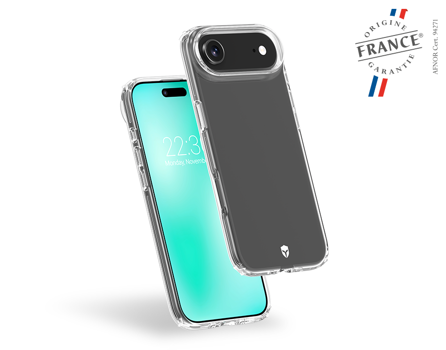 Coque renforcée iPhone Air FEEL Origine France Garantie 2m Transparente + Garantie à vie - Origine France Garantie