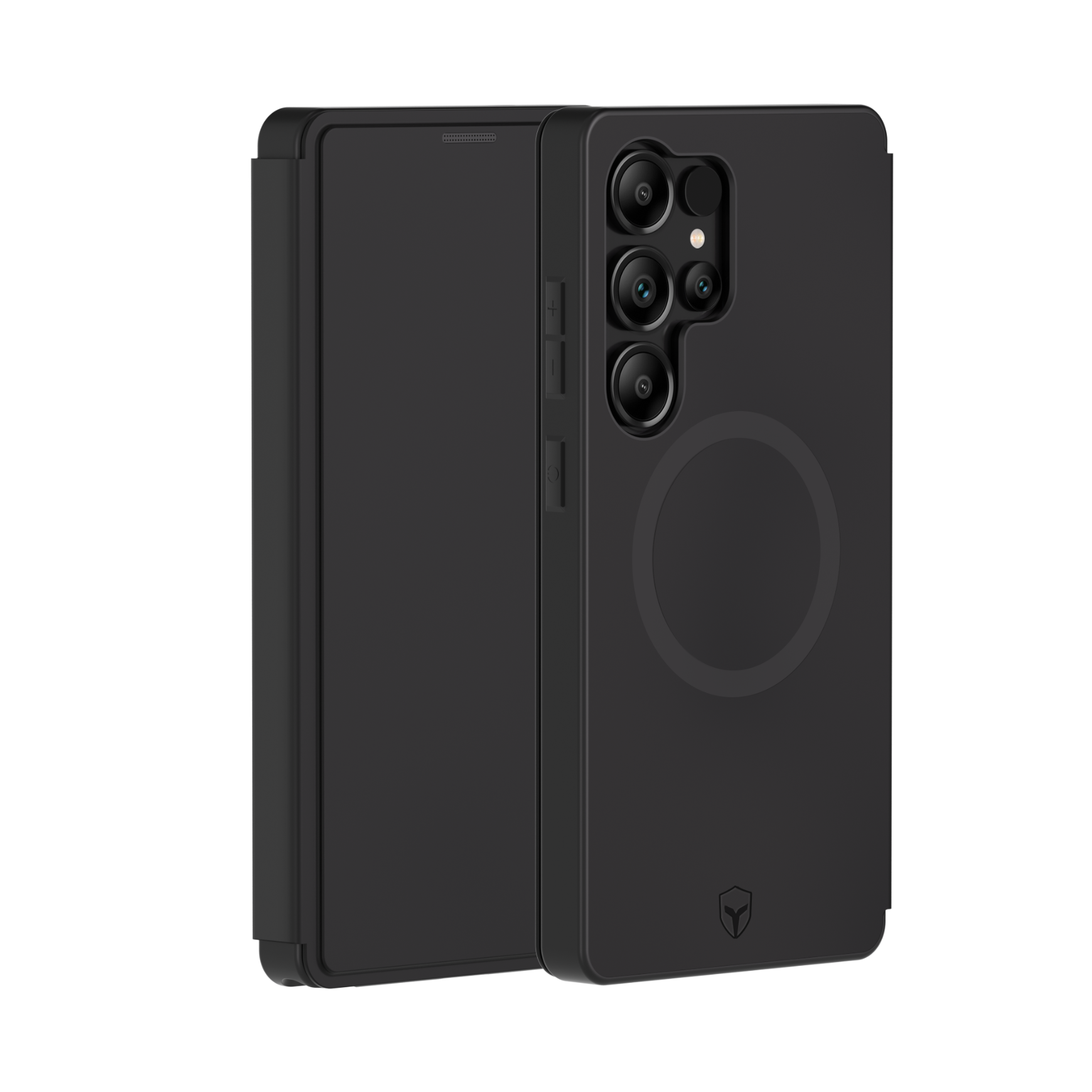 Folio renforcé Magnet Samsung Galaxy S25 Ultra 2m Noir + Garantie à vie Force Case