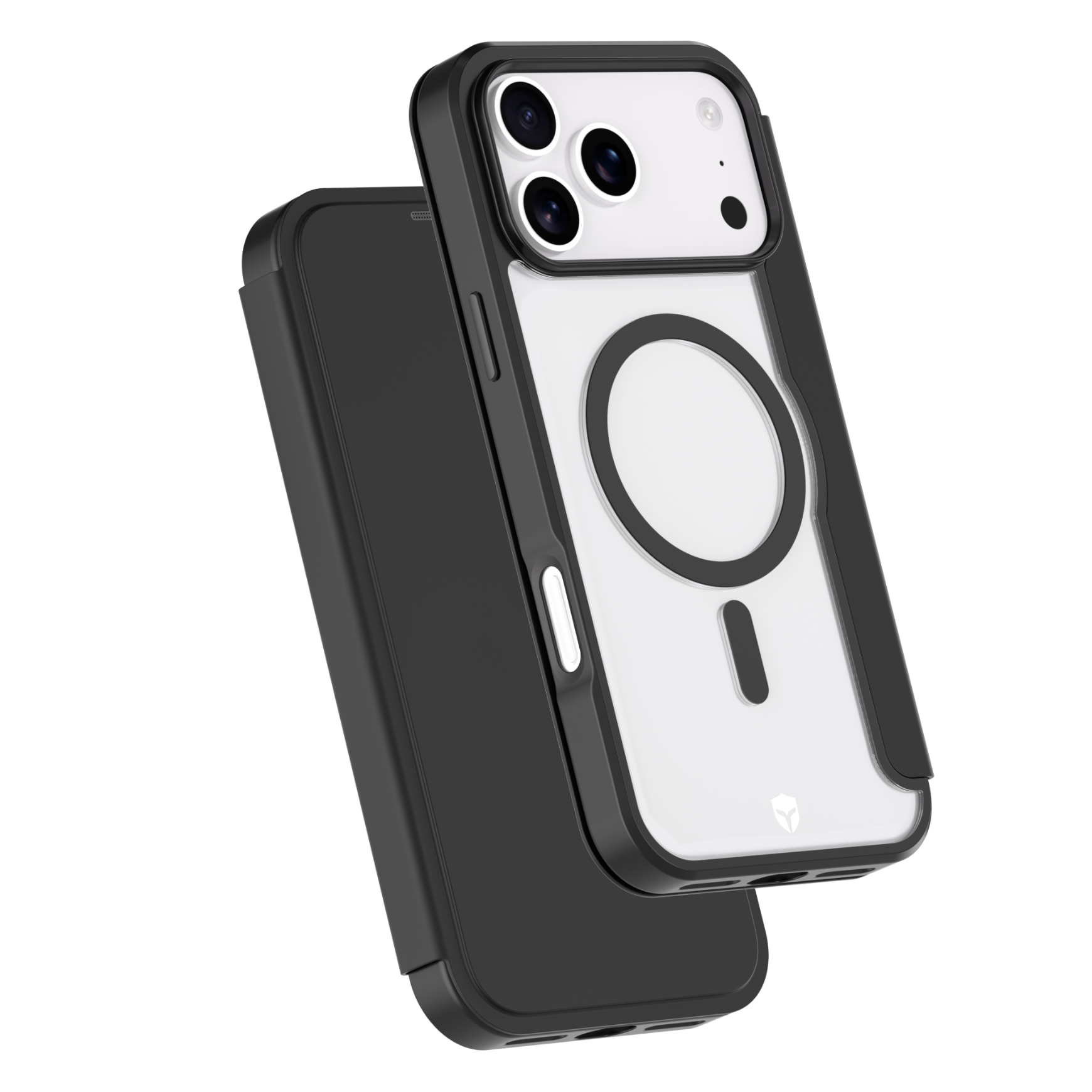 Folio renforcé MagSafe iPhone 17 Pro Max 2m Noir + Garantie à vie