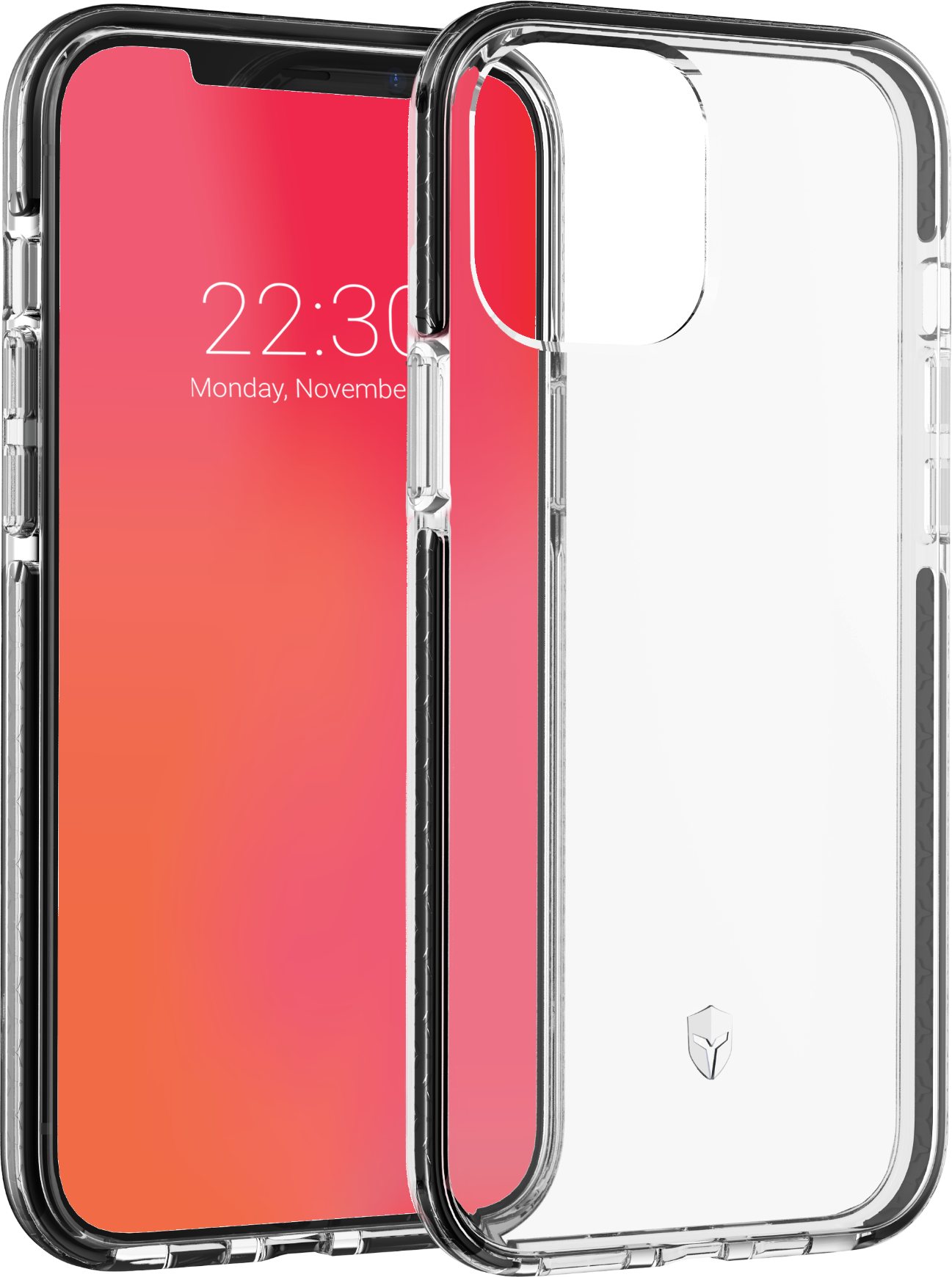 Coque Renforcée Apple iPhone 12 Pro Max LIFE Garantie à vie Contour Noir Force Case