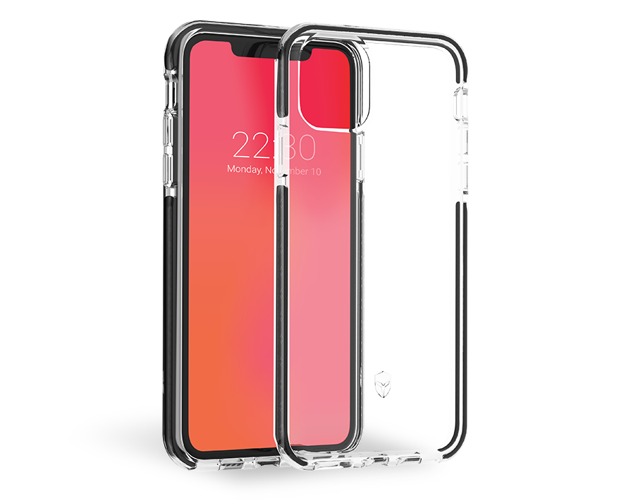 Coque Renforcée Apple iPhone 11 Pro Max LIFE Garantie à vie Contour Gris Force Case