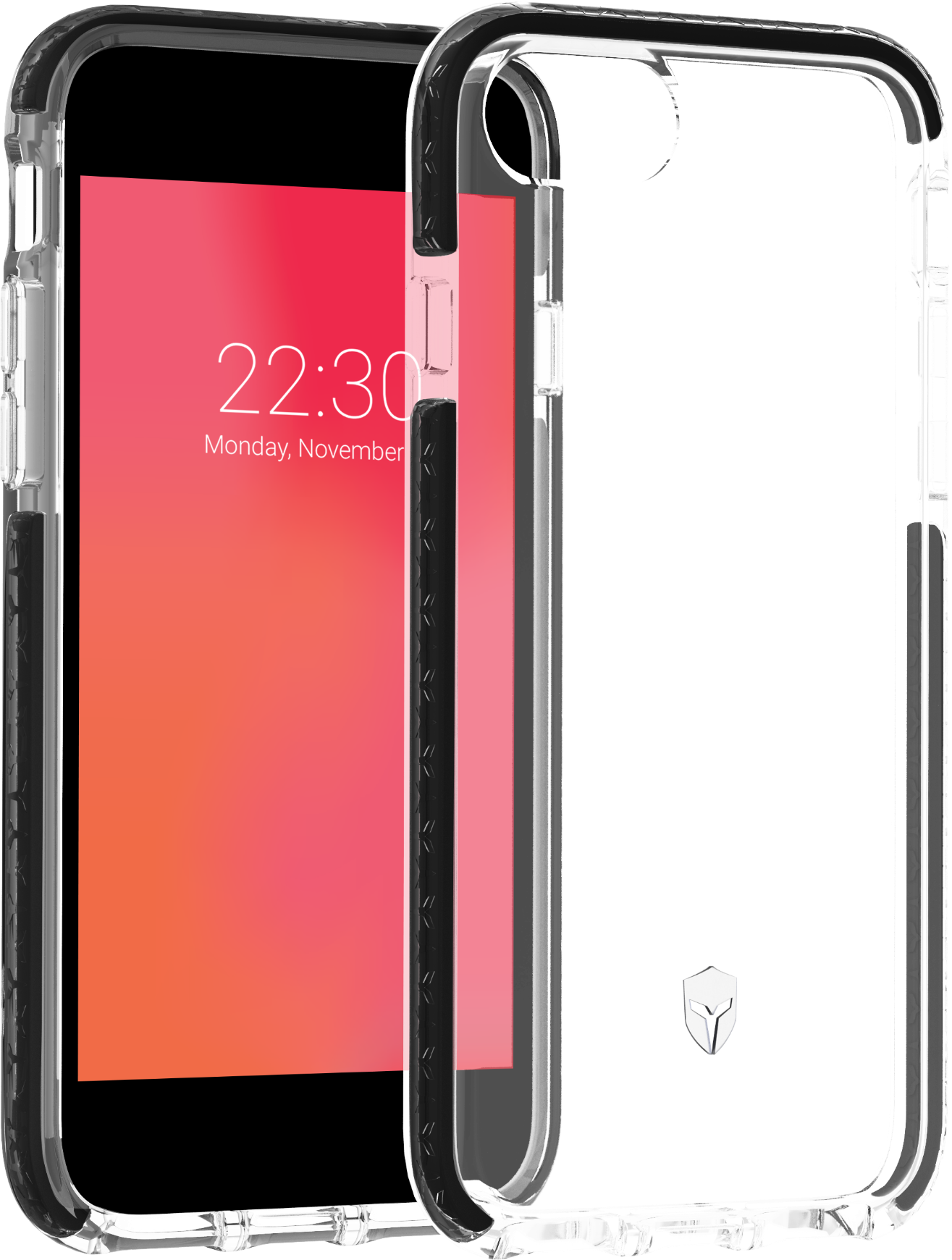 Coque Renforcée Apple iPhone 6/7/8/SE/SE22 LIFE Garantie à vie Contour Gris Force Case