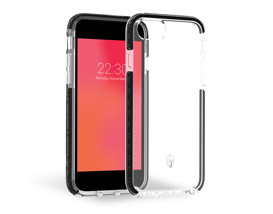 Coque Renforcée Apple iPhone 6/7/8/SE20 LIFE Garantie à vie Contour Gris Force Case