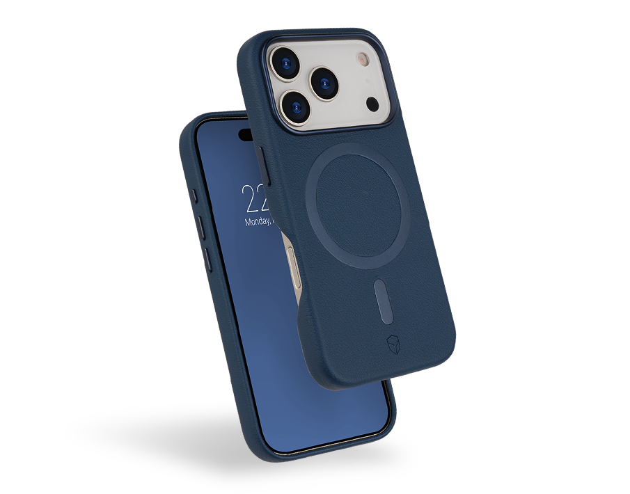 Coque renforcée MagSafe iPhone 17 Pro Max PLATINIUM 2m Bleu marine + Garantie à vie