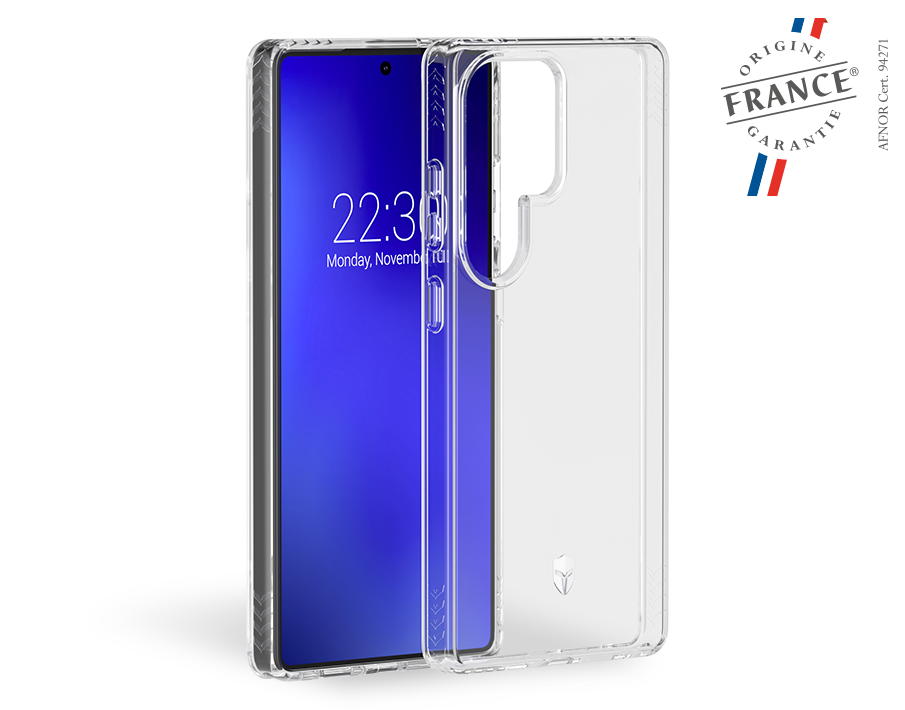 Coque Renforcée Galaxy S25 Ultra PULSE Garantie à vie Transparente - FR Force Case