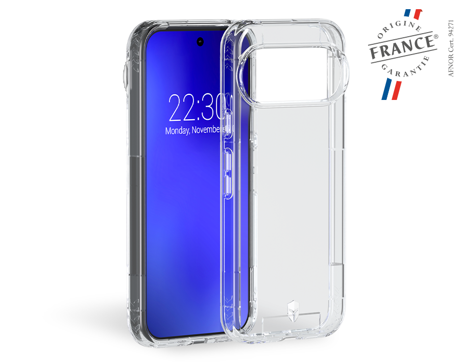 Coque renforcée Google Pixel 9 Pro XL PULSE Origine France Garantie 3m Transparente