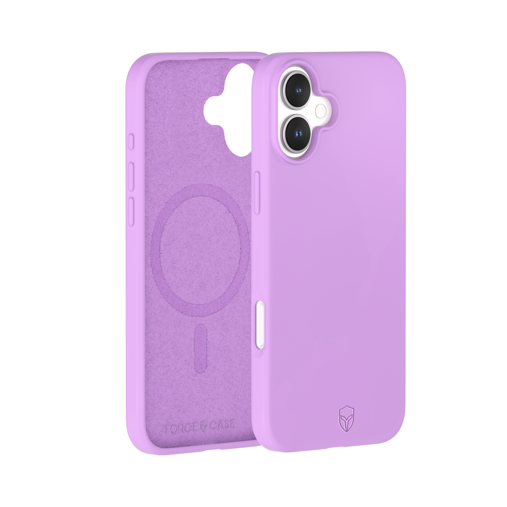 Coque Renforcée iPhone 16 Silicone Compatible MagSafe Violet - Garantie à vie Force Case