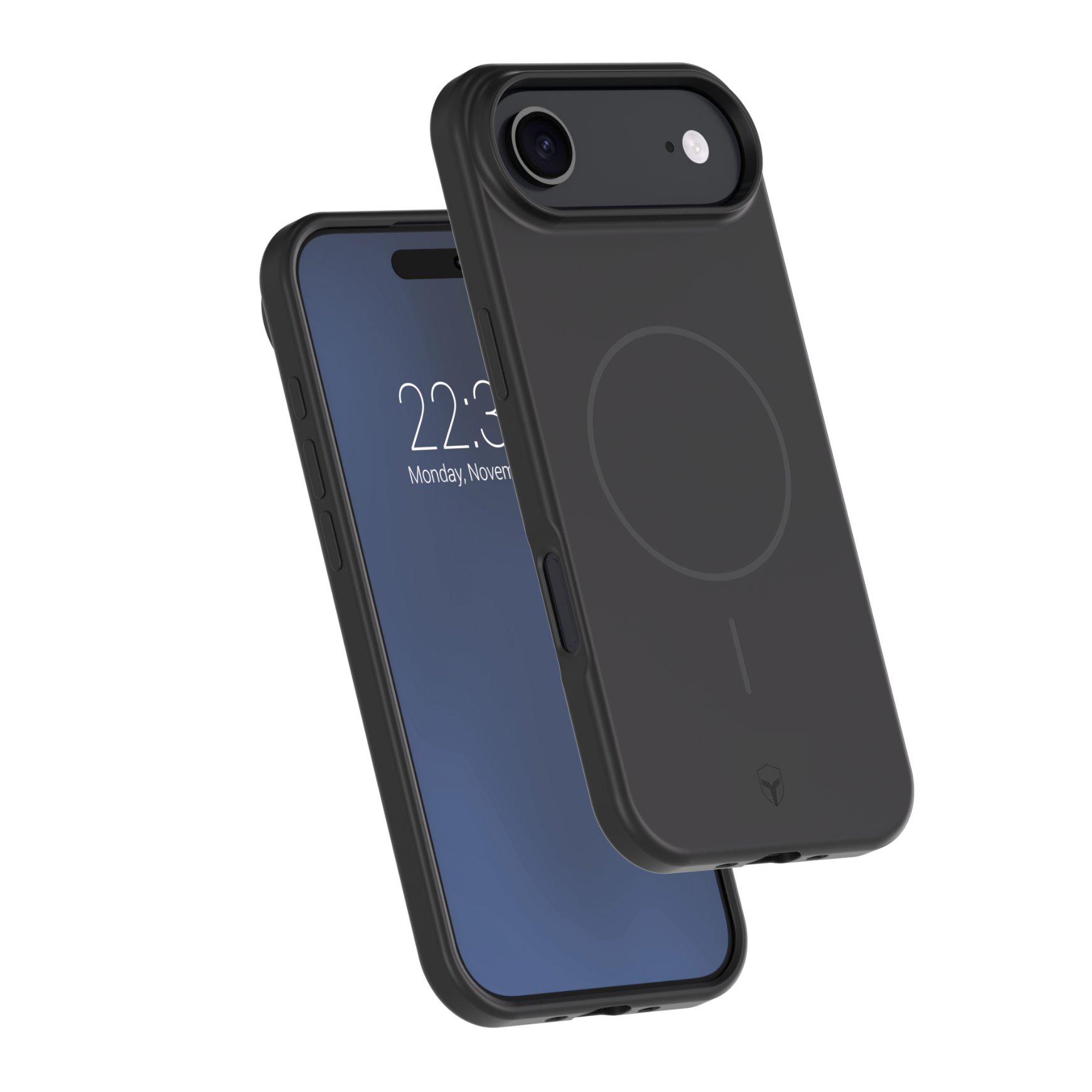 Coque renforcée MagSafe iPhone 17 Air SILICONE 2m Noire + Garantie à vie