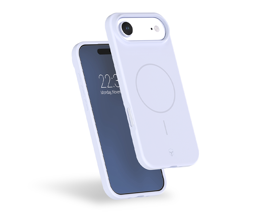 Coque renforcée MagSafe iPhone Air / SILICONE 2m Bleu Ciel + Garantie à vie