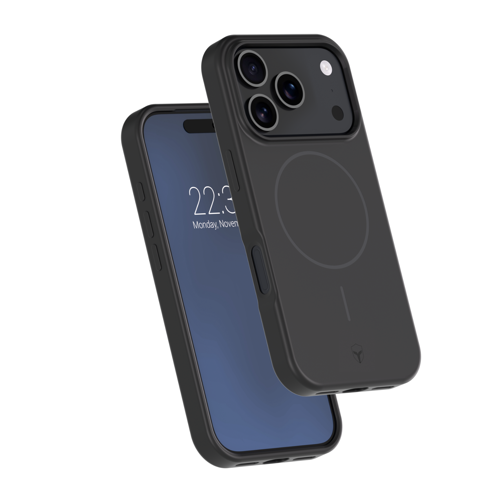 Coque renforcée MagSafe iPhone 17 Pro SILICONE 2m Noire + Garantie à vie