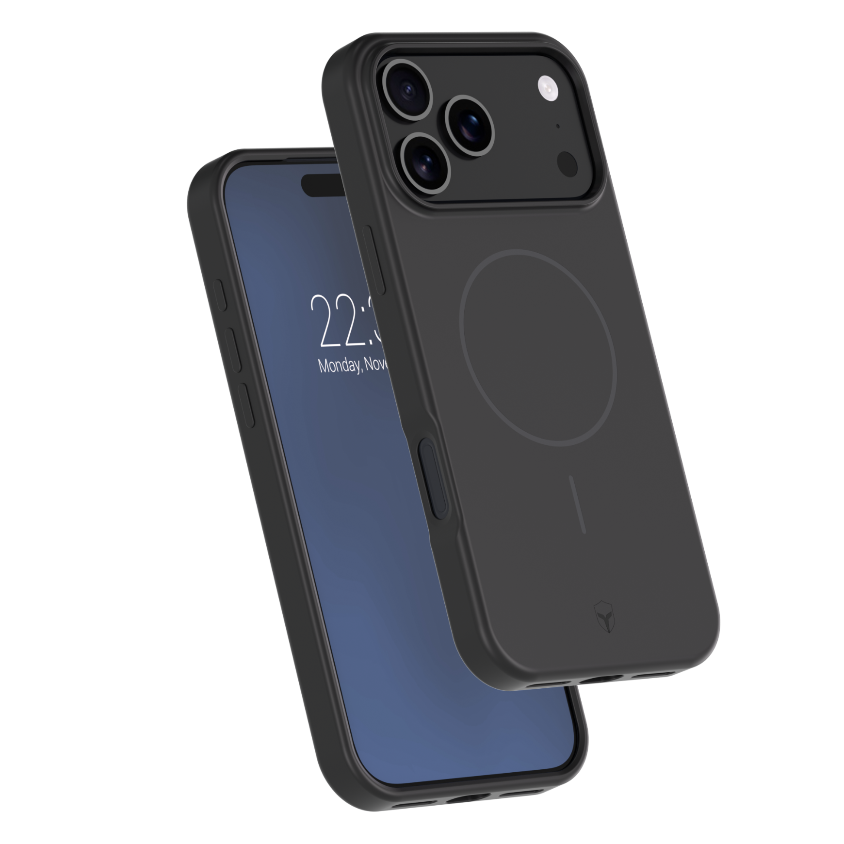 Coque renforcée MagSafe iPhone 17 Pro Max SILICONE 2m Noire + Garantie à vie