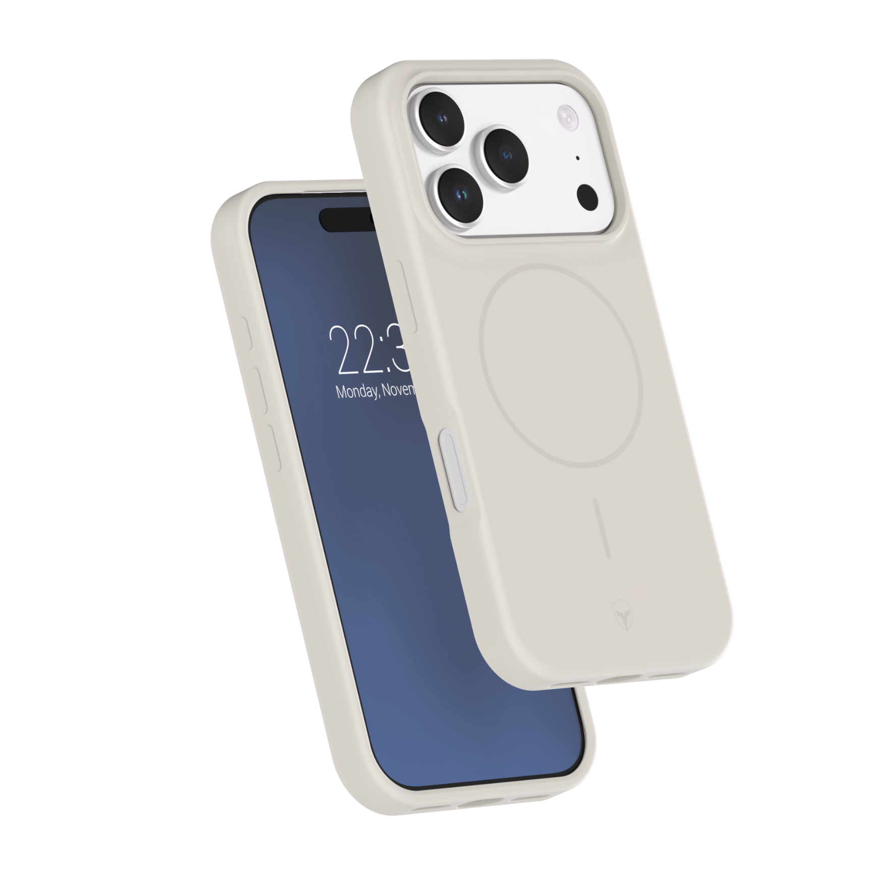 Coque renforcée MagSafe iPhone 17 Pro SILICONE 2m Blanc + Garantie à vie