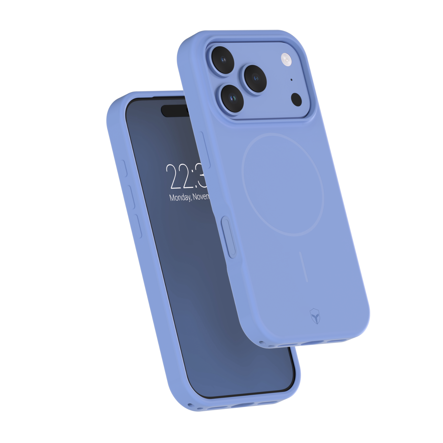Coque renforcée MagSafe iPhone 18 Pro / 17 Pro SILICONE 2m Bleue + Garantie à vie