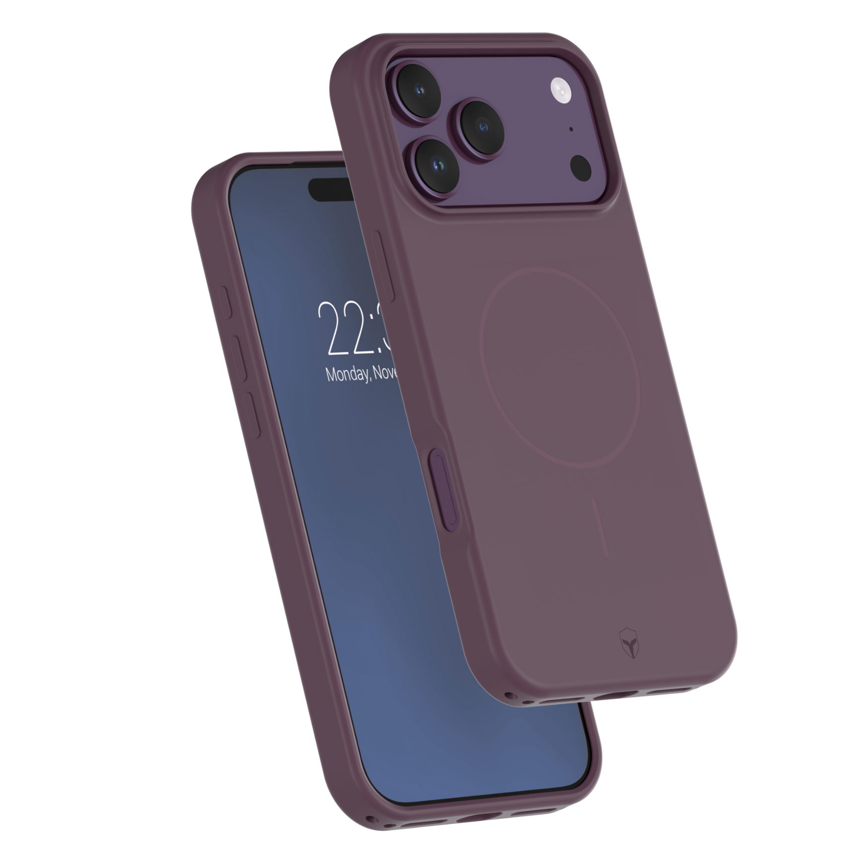 Coque renforcée MagSafe iPhone 18 Pro / 17 Pro SILICONE 2m Violet + Garantie à vie