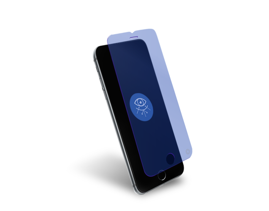 Protège écran Apple iPhone 6/7/8/SE20 Anti Lumière Bleue Garanti à vie Force Glass