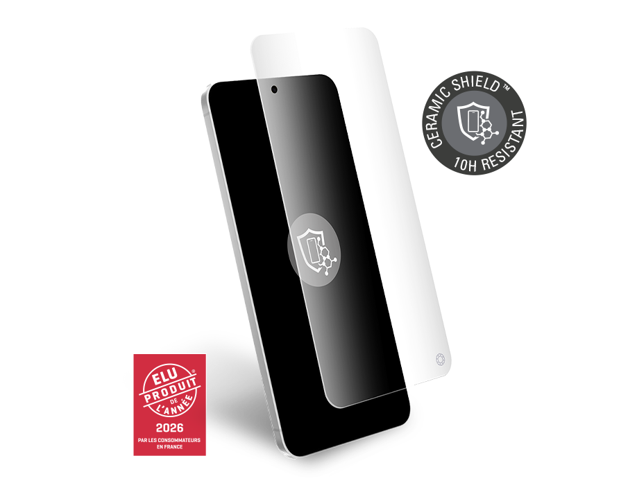 Protège écran Galaxy S24 / Galaxy S25 Plat Ceramic - Garanti à vie Force Glass
