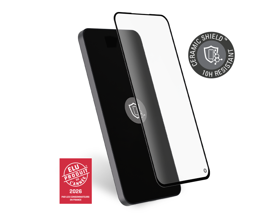 Protège écran Samsung Galaxy S25 FE Ceramic Shield 2.5D Verre trempé + Garantie à vie - Certifié GRS