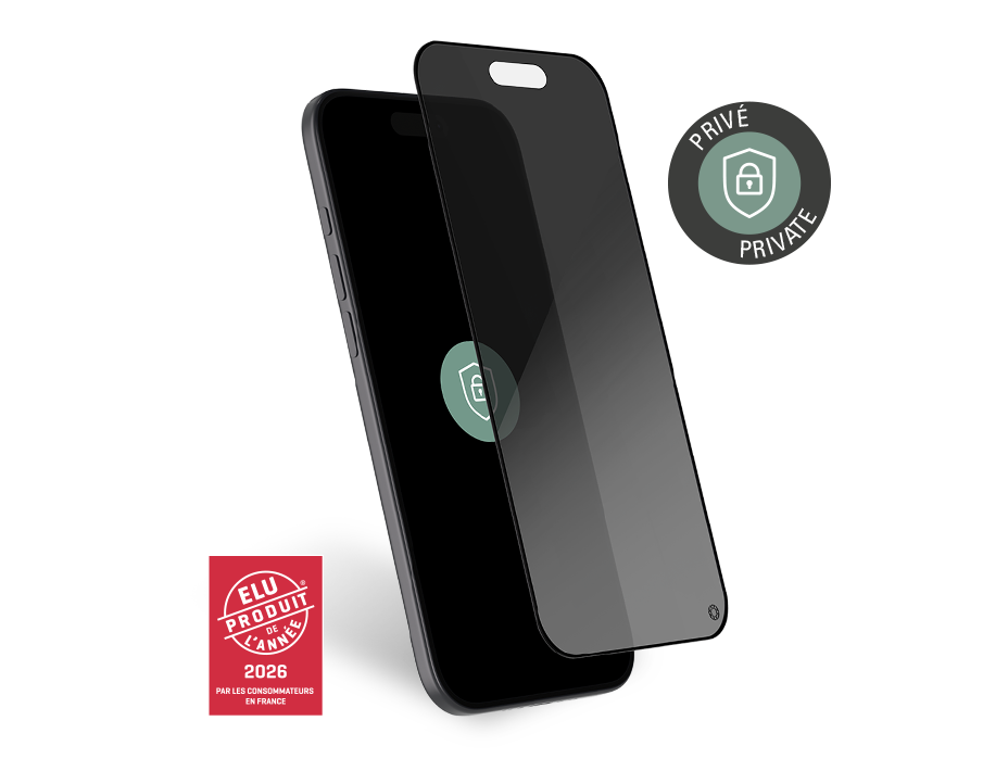 Protège écran iPhone Air Privé 2.5D Verre organique + Garantie à vie - Certifié GRS