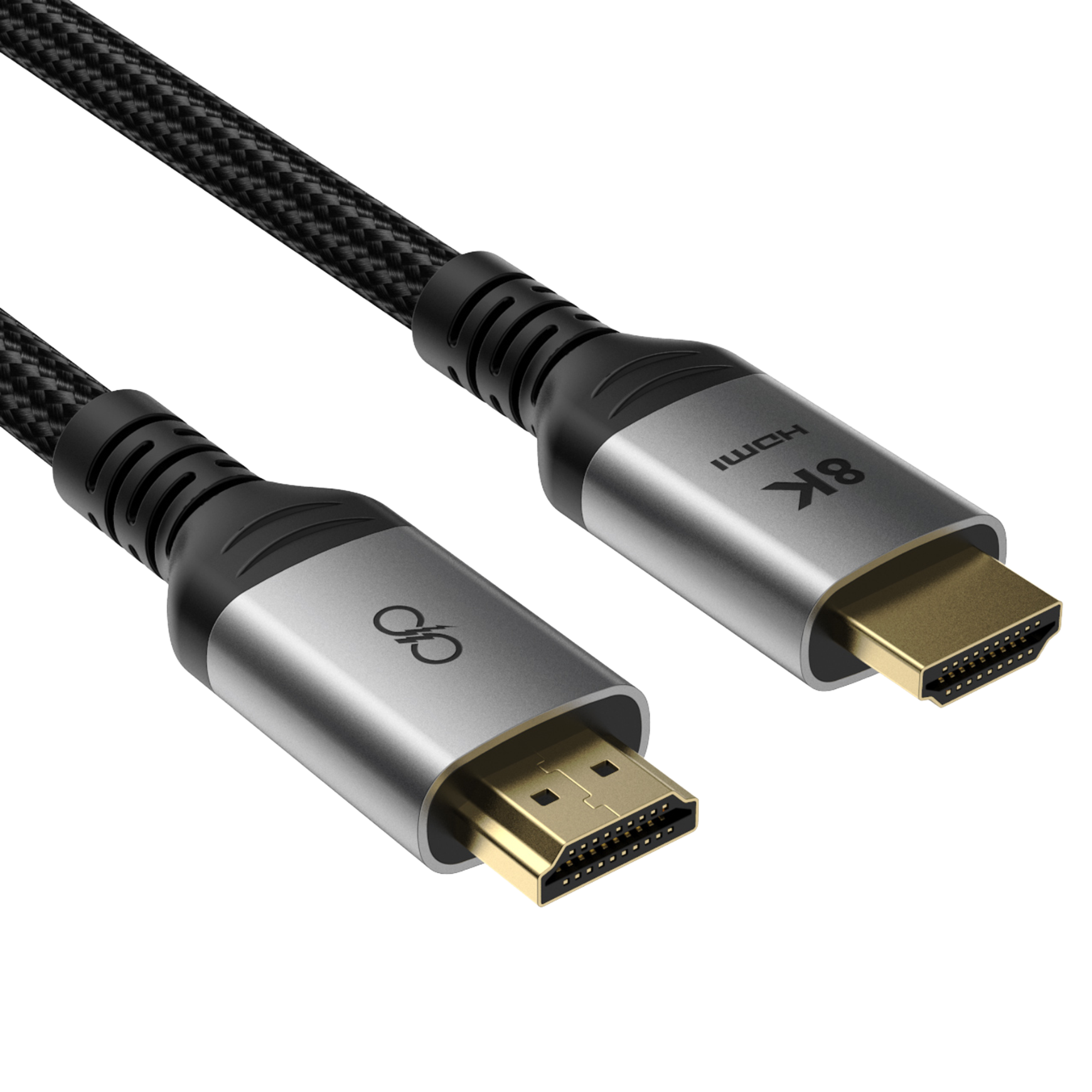 Câble Renforcé HDMI™ Ultra HiSpeed Full HD 8K Connectique dorée 19 broches 1.5m mâle/mâle Noir + Garantie à vie