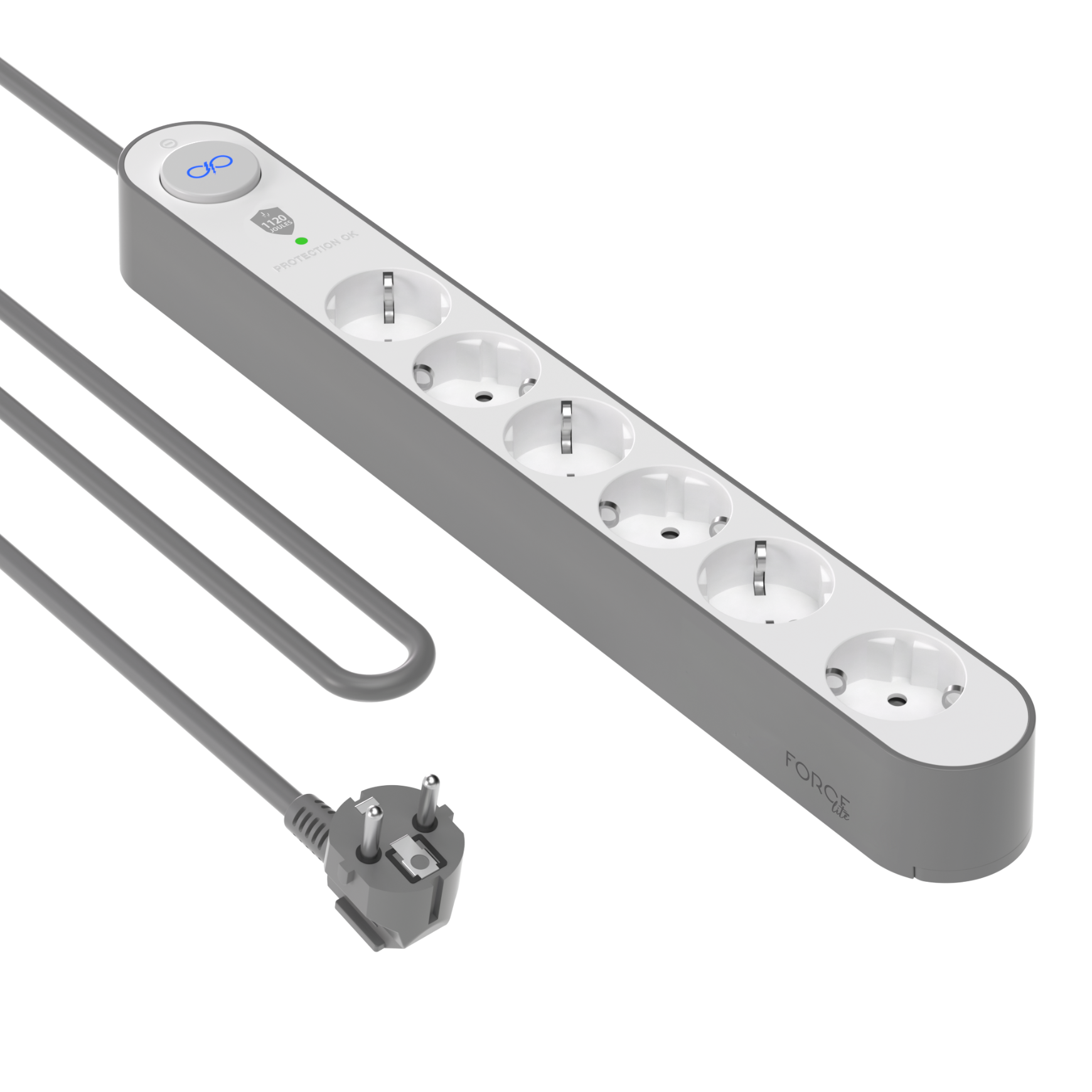 Multiprise Parafoudre 6 prises 1120J 1,5m